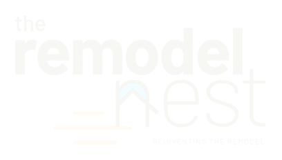 The Remodel Nest Logo white